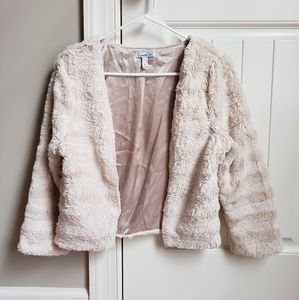 Faux fur jacket